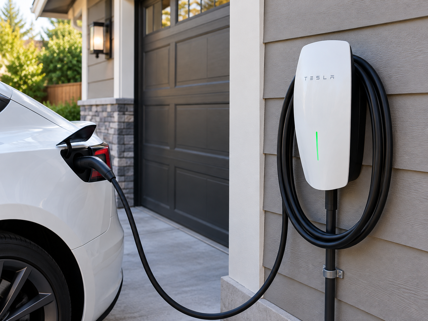 Tesla Wall Connector home EV charging