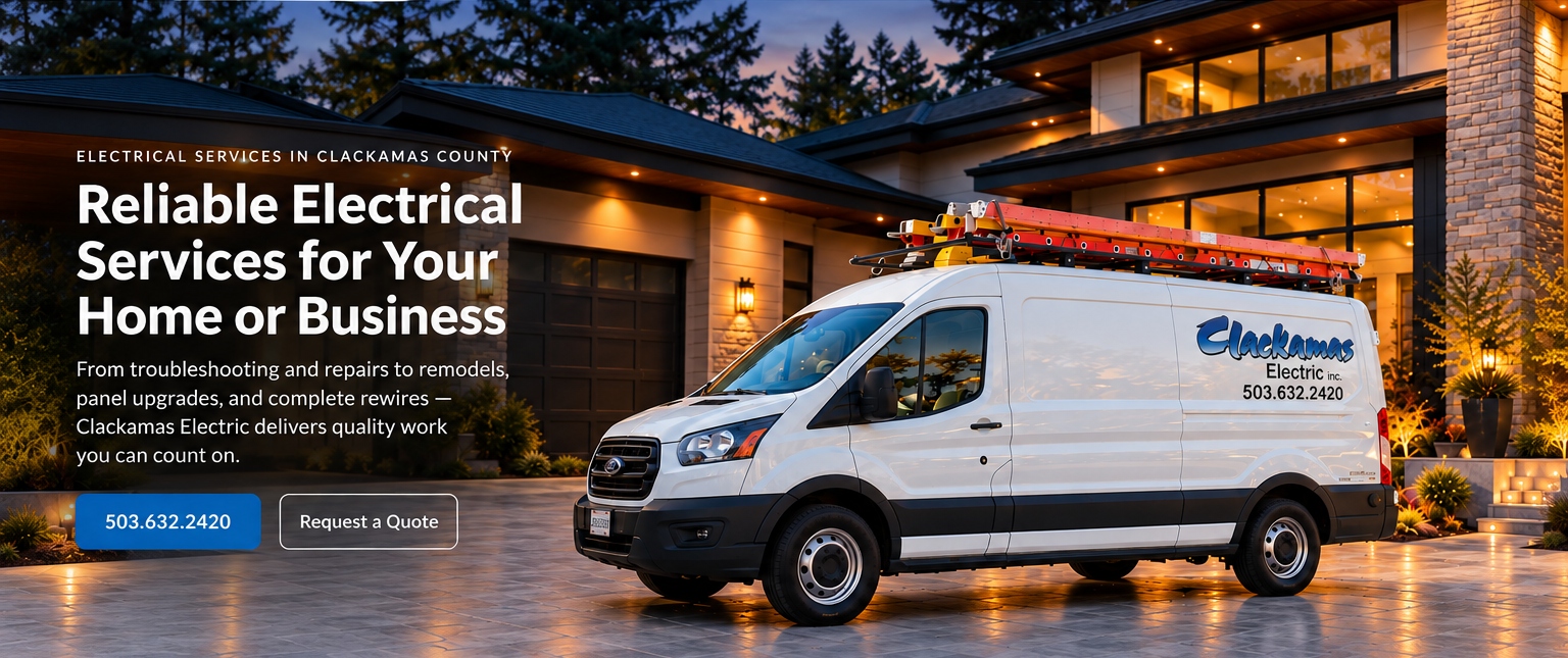 Clackamas Electric residential electrical service in the Portland metro area